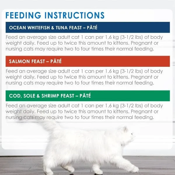Fancy Feast Seafood Supper Pate Canned Cat Food Variety Pack