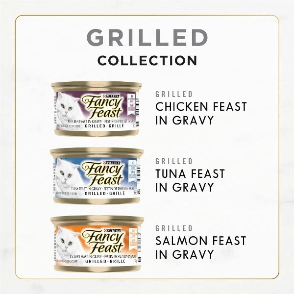 Fancy Feast Grilled in Gravy Canned Cat Food Variety Pack