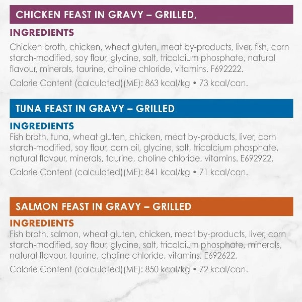 Fancy Feast Grilled in Gravy Canned Cat Food Variety Pack
