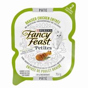 Fancy Feast Petites Braised Chicken Entree Pate Wet Cat Food