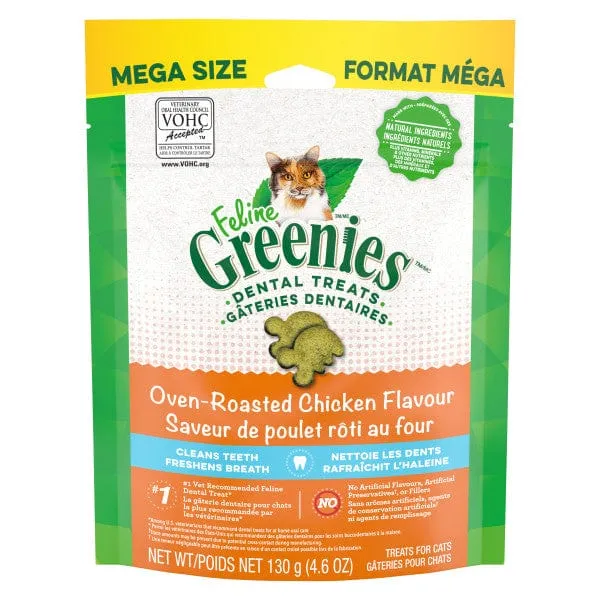 Feline Greenies Oven-Roasted Chicken Flavour Dental Treats