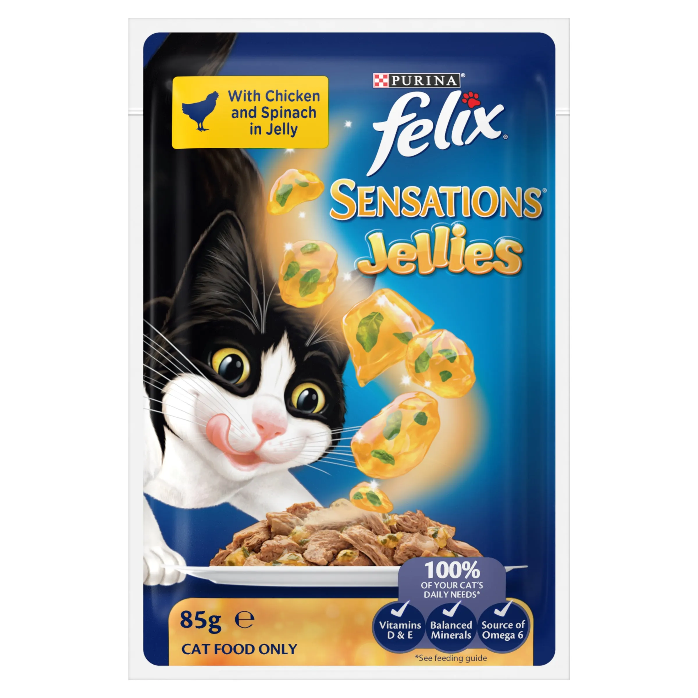 FELIX - Adult Sensations Jellies Favourites Menu Wet Cat Food (85g x 12pk)