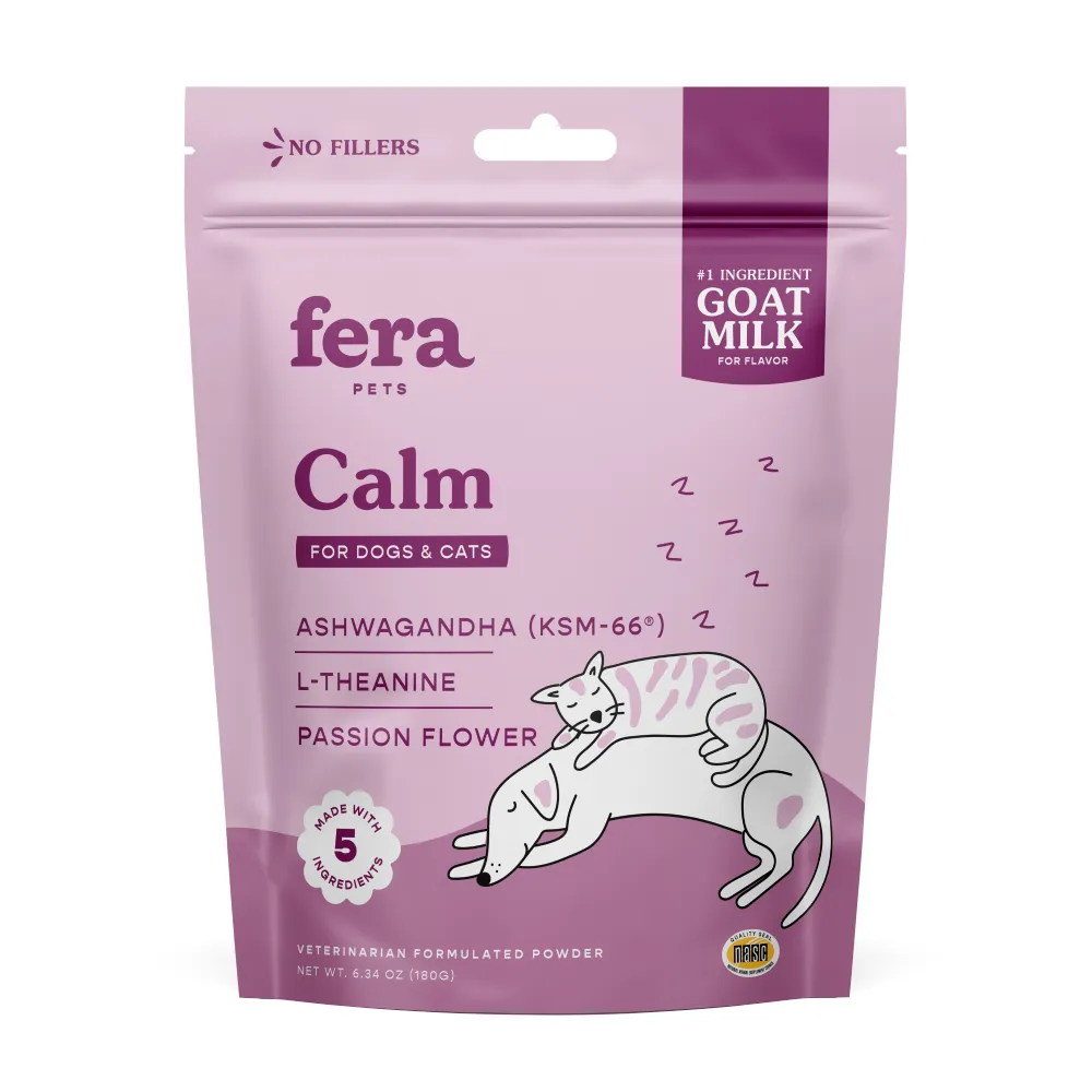 Fera Pet Organics Dogs & Cats Calm Formulated Goat Milk Powder 6.34oz