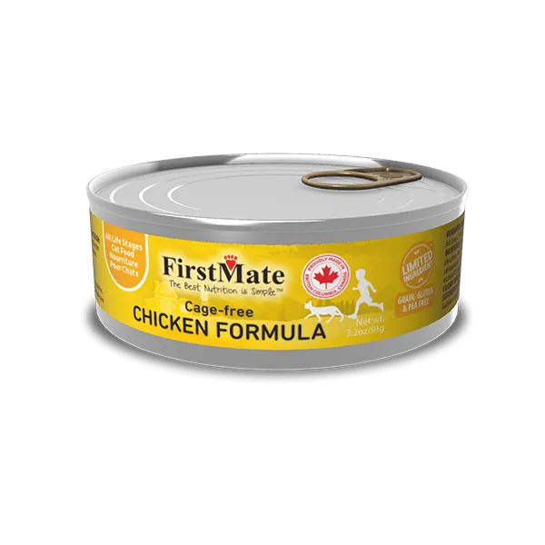 FirstMate Cage-free Chicken Formula Canned Cat Food