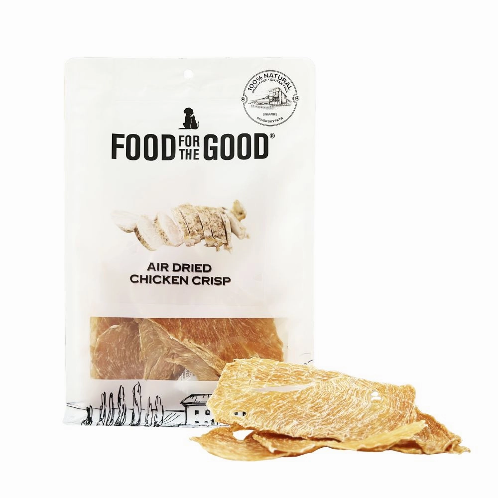 Food For The Good Dog & Cat Treats Air Dried Chicken Crisp 170g