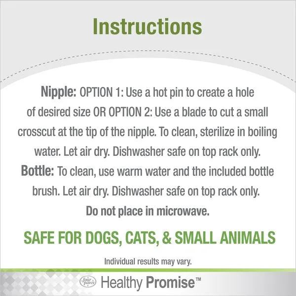 Four Paws Four Paws Pet Nurser Bottles for Dogs & Cats