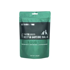 Freeze Dry Australia Cat & Dog 100% Beef & Sardine Balls 100g