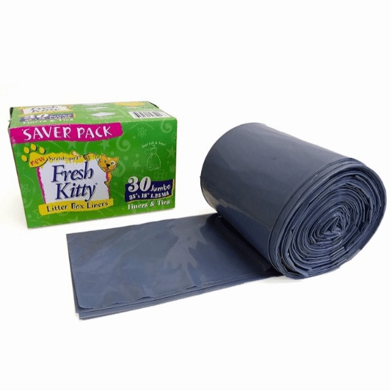 Fresh Kitty Saver Pack Jumbo Liners & Ties
