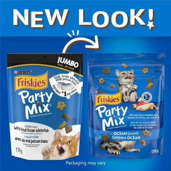 Friskies Party Mix Ocean Crunch Cat Treats