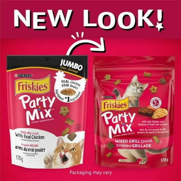Friskies Party Mix Mixed Grill Crunch Cat Treats