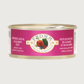 FROMM Four-Star Nutritionals Chicken, Duck & Salmon Pt Food for Cats