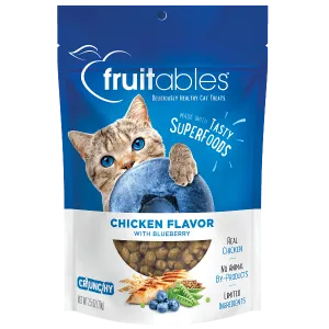 Fruitables Chicken Flavor with Blueberry Cat Treats