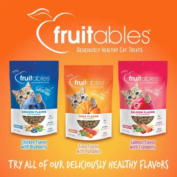 Fruitables Tuna Flavor with Pumpkin Cat Treats