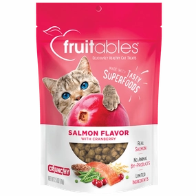 Fruitables Salmon Flavor with Cranberry Cat Treats