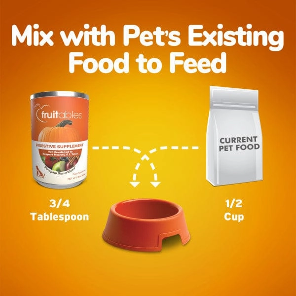 Fruitables SuperBlend Digestive Supplement for Dogs & Cats