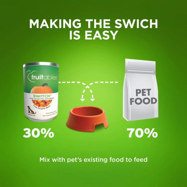 Fruitables Switch Food Transition Supplement for Dogs & Cats