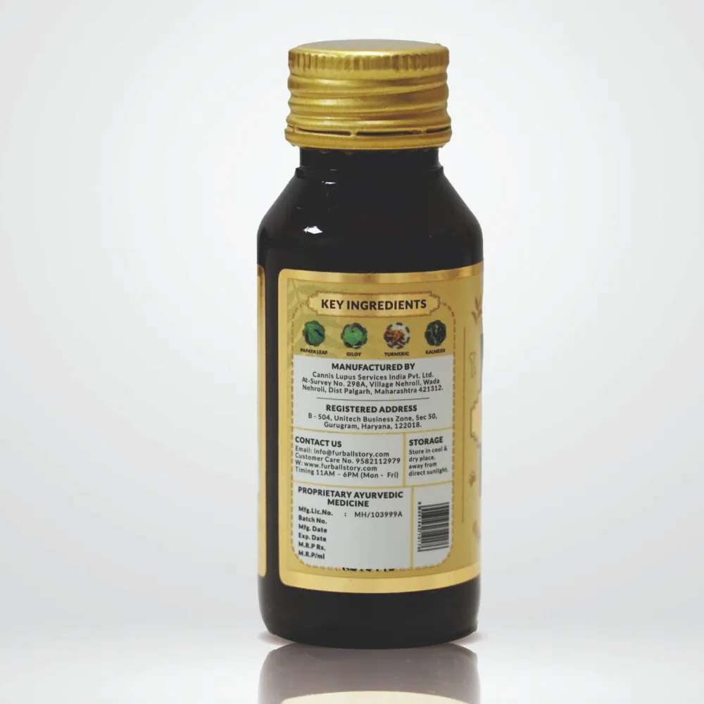 FurBall Story Fever, Cough & Cold Relief Syrup for Dogs and Cats