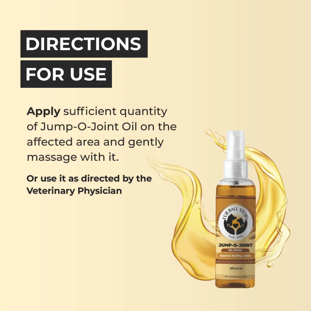 FurBall Story Jump O Joint Care Oil for Dogs and Cats