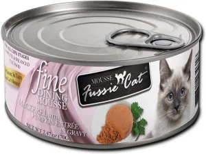 Fussie Cat Fine Dining Mousse Mackerel with Pumpkin Entree Canned Cat Food