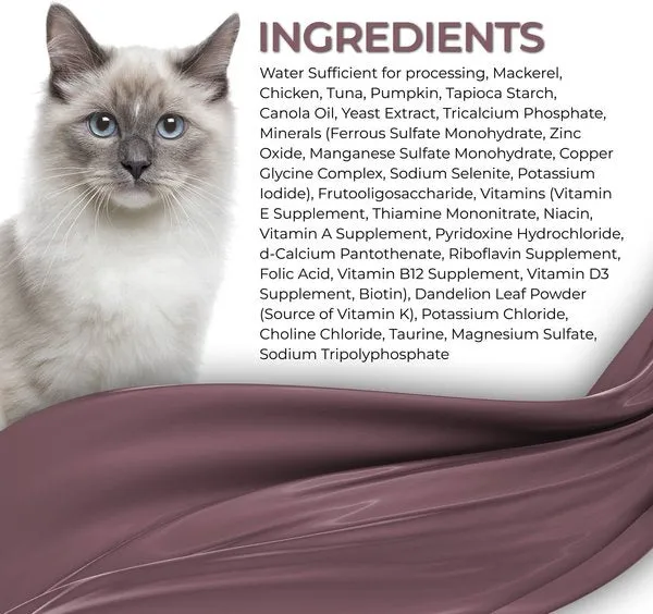 Fussie Cat Fine Dining Mousse Mackerel with Pumpkin Entree Canned Cat Food