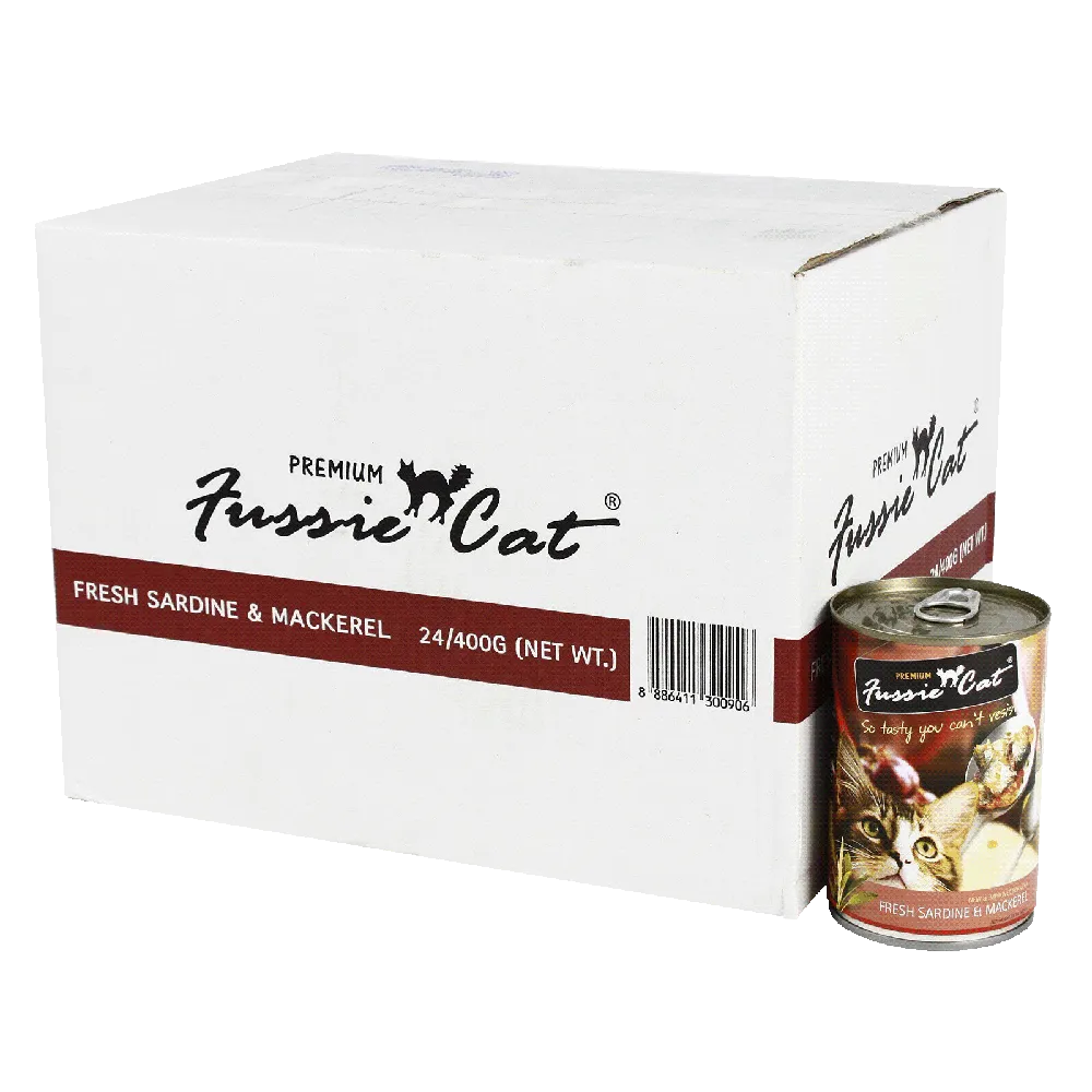 Fussie Cat Fresh Sardine & Mackerel 400g