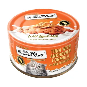 Fussie Cat Goat Milk Tuna with Anchovies in Gravy 70g