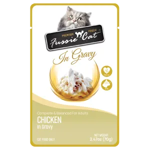 Fussie Cat Premium Pouch Chicken in Gravy Cat Food