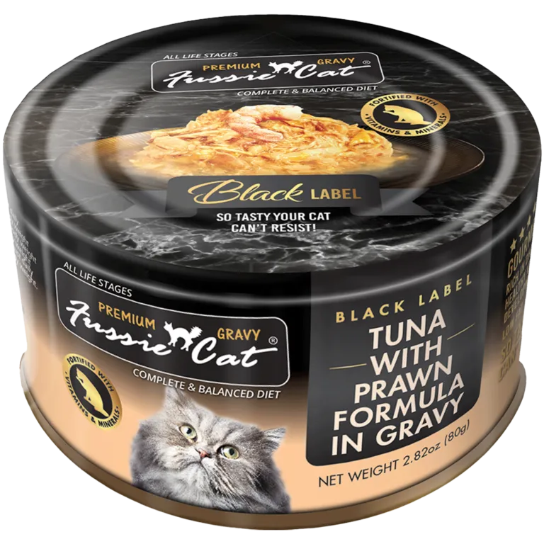 Fussie Cat Tuna with Prawns in Gravy Canned Cat Food