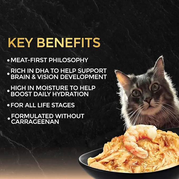 Fussie Cat Tuna with Prawns in Gravy Canned Cat Food