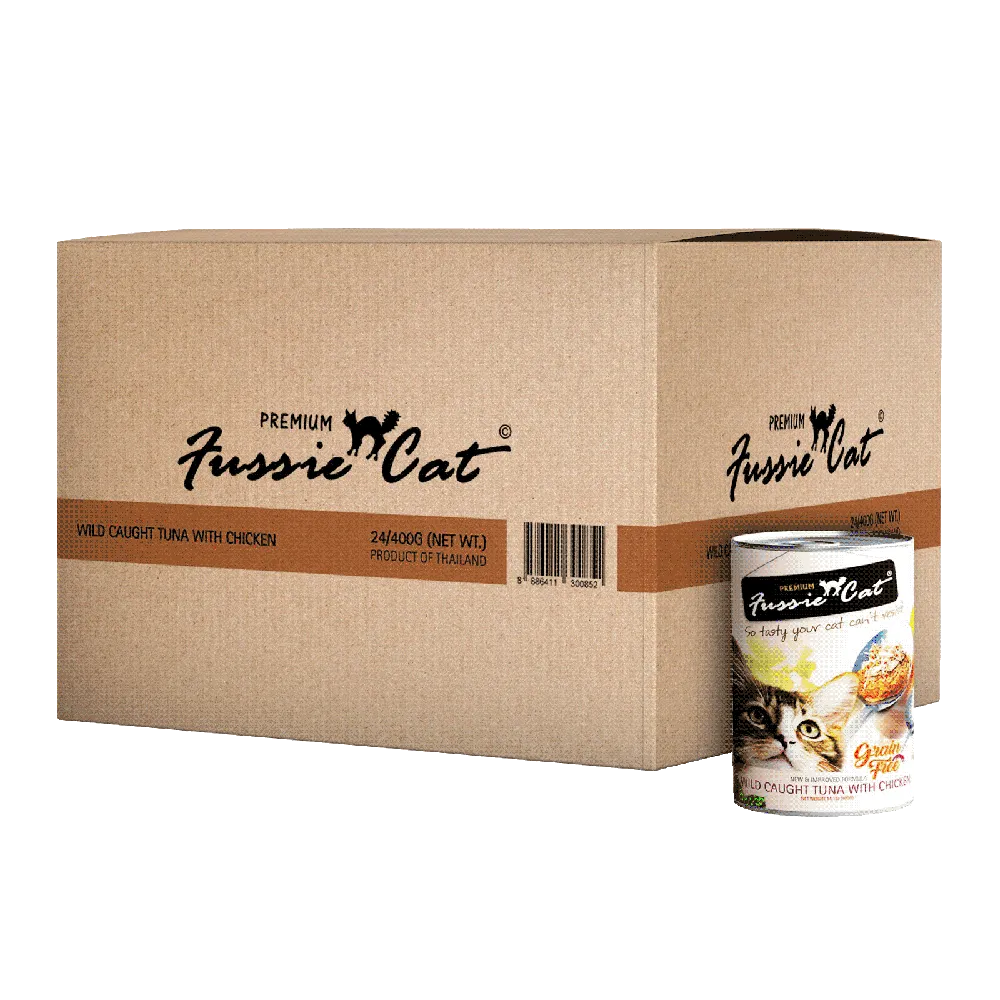 Fussie Cat Wild Caught Tuna with Chicken 400g
