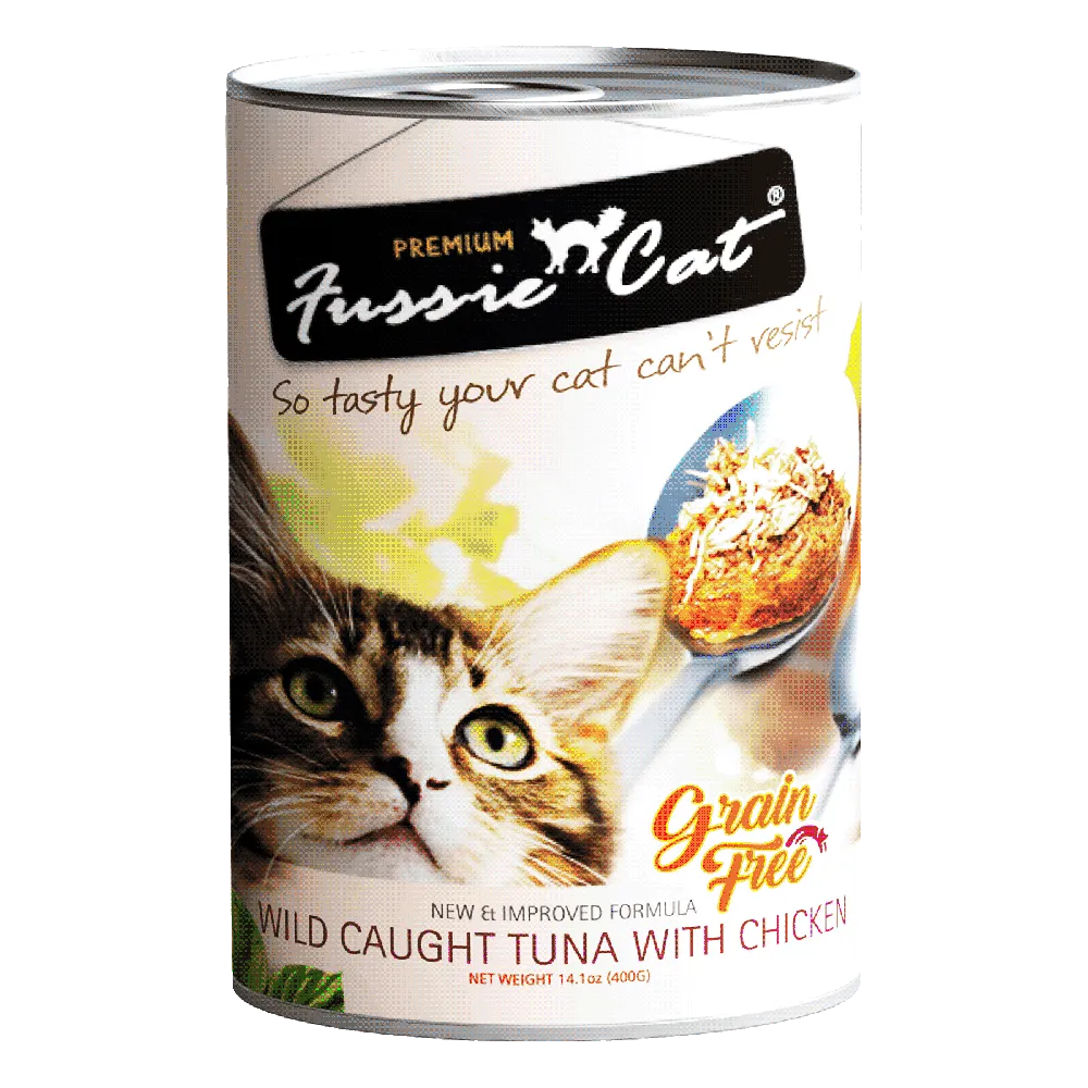 Fussie Cat Wild Caught Tuna with Chicken 400g