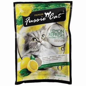 Fussie Cat Bentonite Litter Lemon Refresh 10L