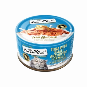 FUSSIE CAT Tuna & Small Anchovies Formula in Goat Milk Gravy for Cats