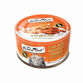 FUSSIE CAT Tuna with Anchovies Formula in Goat Milk Gravy for Cats