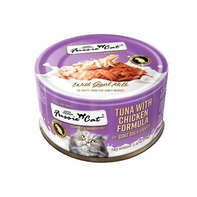 FUSSIE CAT Tuna with Chicken Formula in Goat Milk Gravy for Cats