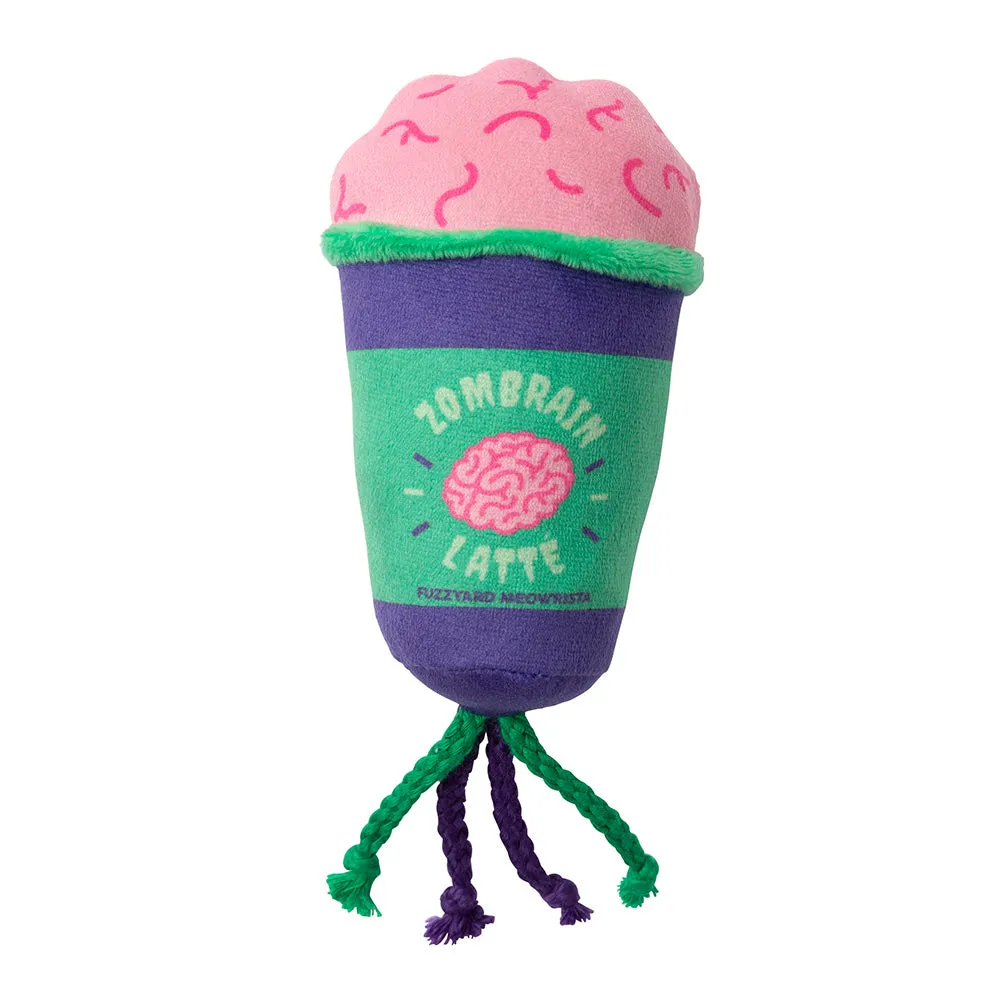 FuzzYard Cat Toy Meowloween - Zombrain Latte