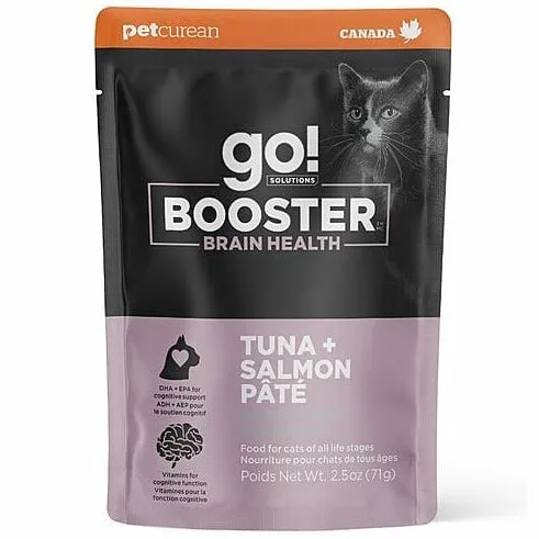 Go! Solutions Booster Brain Health Tuna   Salmon Pate Wet Cat Food