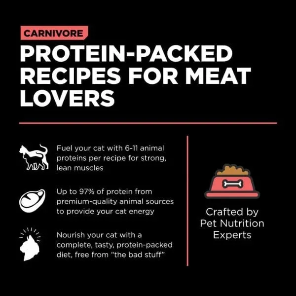 Go! Solutions Carnivore Grain-Free Salmon & Cod Recipe Dry Cat Food