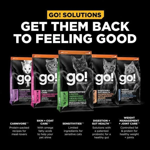 Go! Solutions Sensitivities Limited Ingredient Grain Free Insect Recipe Dry Cat Food (SPECIAL ORDER ITEM)