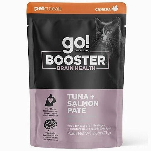 Go! Solutions Booster Brain Health Tuna   Salmon Pate Wet Cat Food