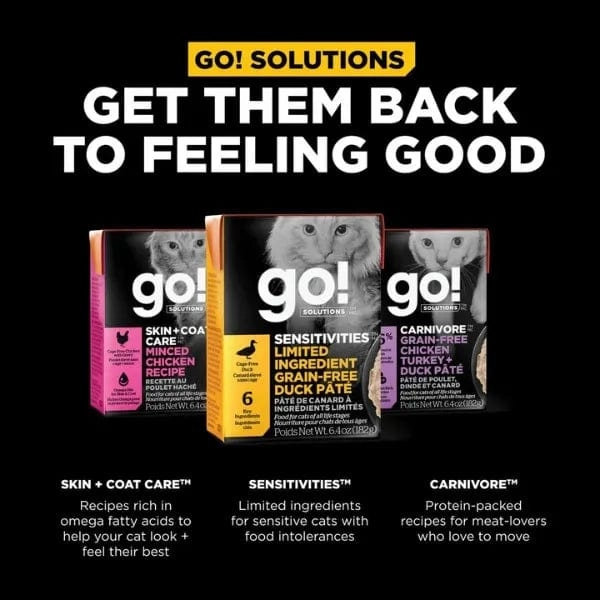 Go! Solutions Sensitivities Limited Ingredient Grain Free Duck Pate Wet Cat Food