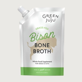 GREEN JUJU Frozen Bison Bone Broth for Dogs & Cats