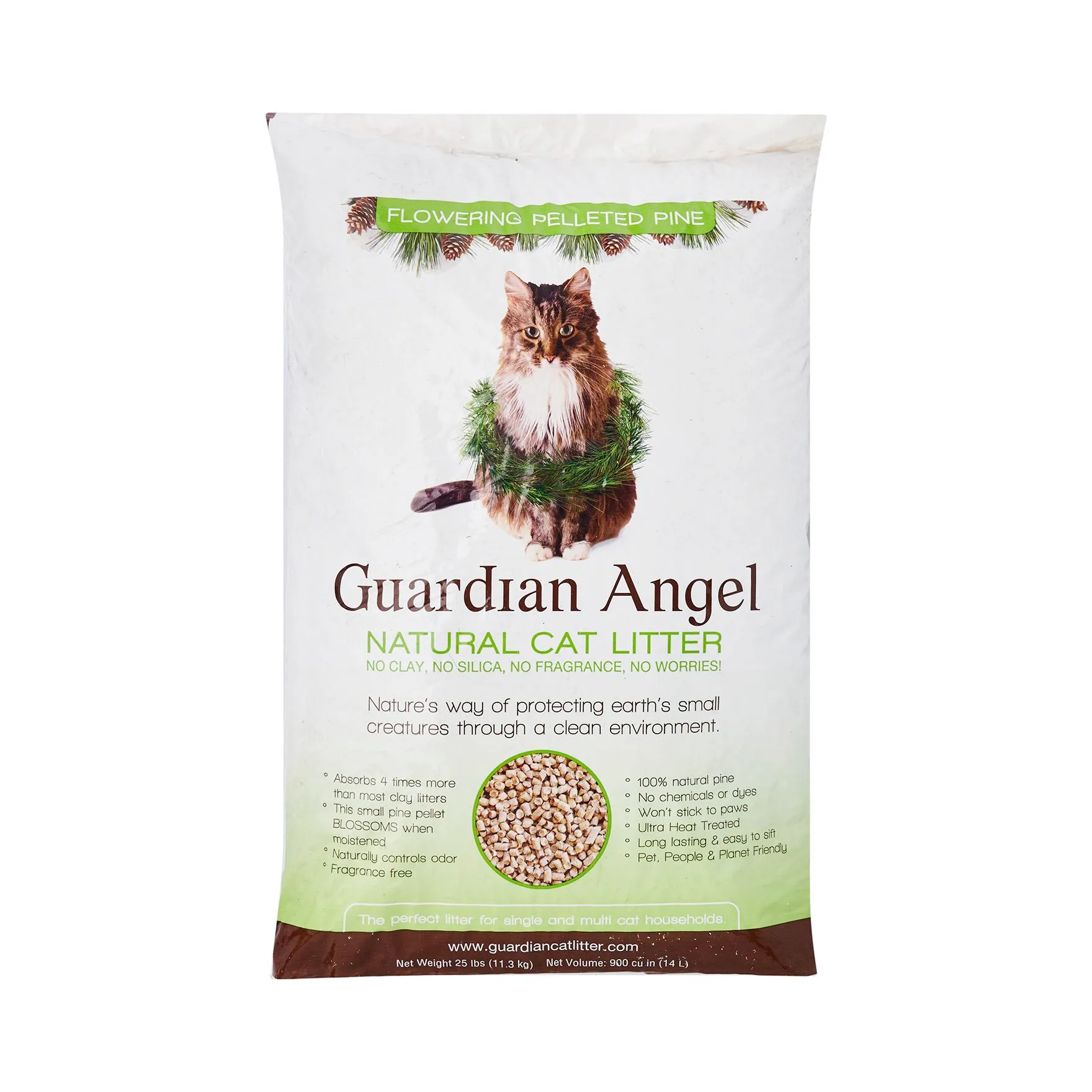 Guardian Angel Natural Cat Pine Litter 40lb