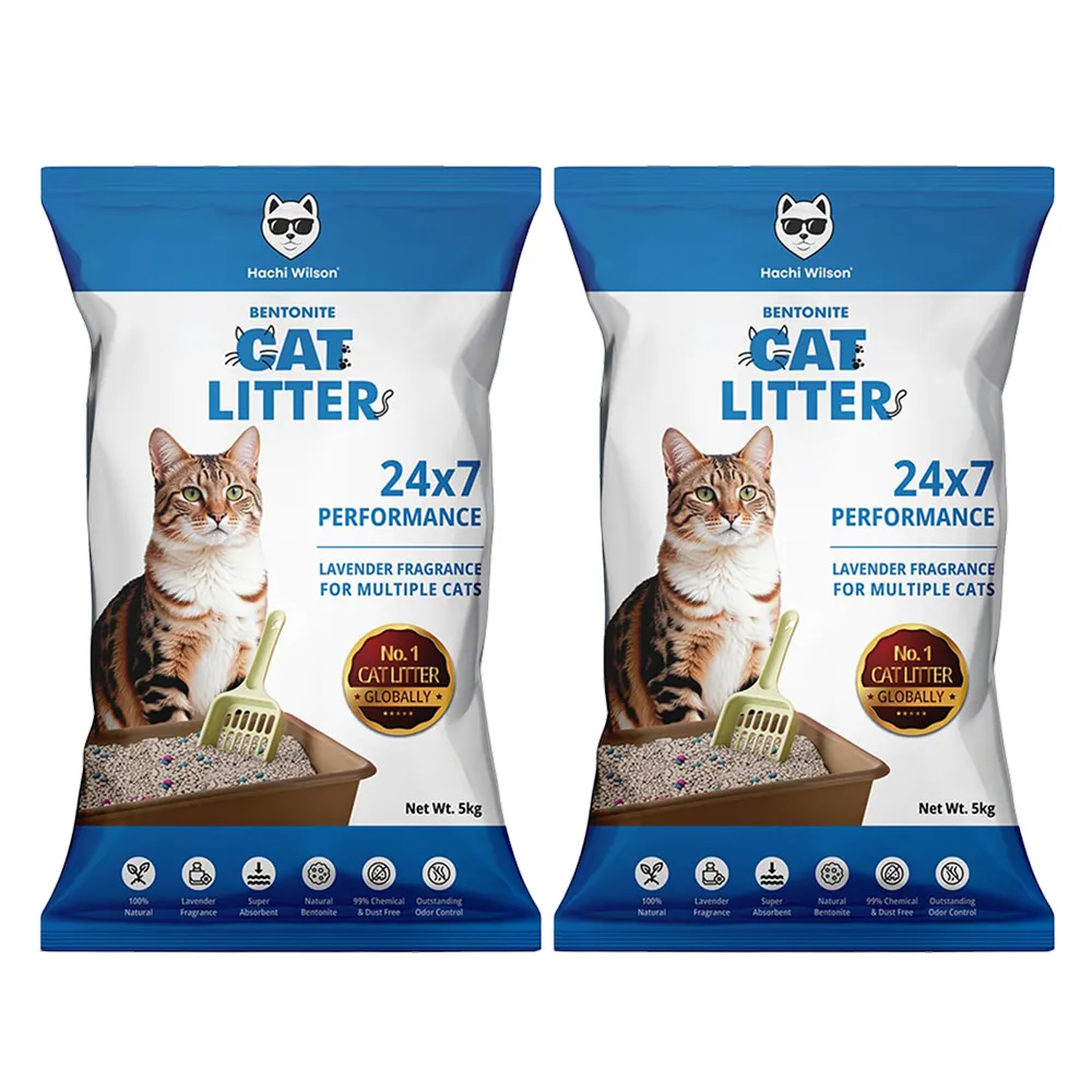 Hachi Wilson Premium Natural Bentonite White Sand Cat Litter