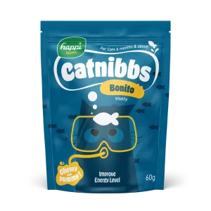 Happi Skippi Cat Treats Catnibbs Bonito Vitality 60g