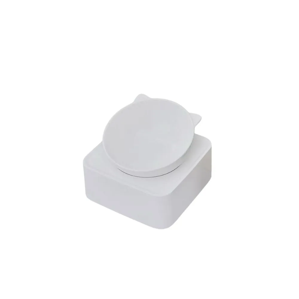 Hartley Cat-eared Oblique Ceramic Bowl with Square Base M (Bowl D14xH5cm, Base L16xH6.5cm)