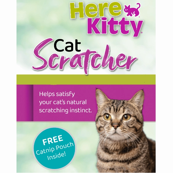 Here Kitty Cardboard Cat Scratcher 3-Pack