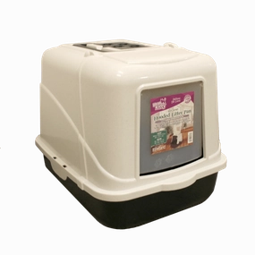 Here Kitty Deluxe Easy Scoop Hooded Litter Pan