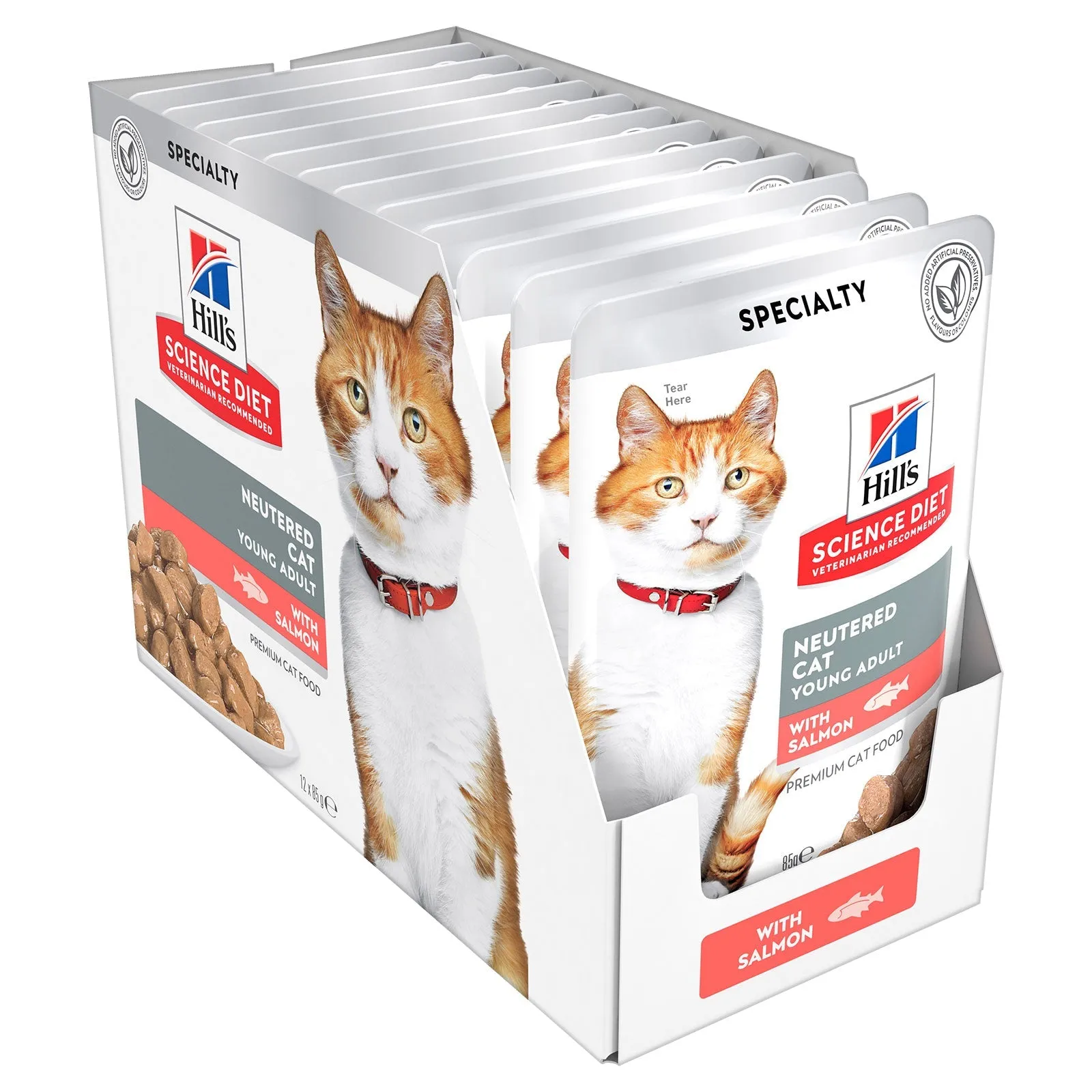 Hill's Science Diet Cat Food Pouch Neutered Cat Salmon