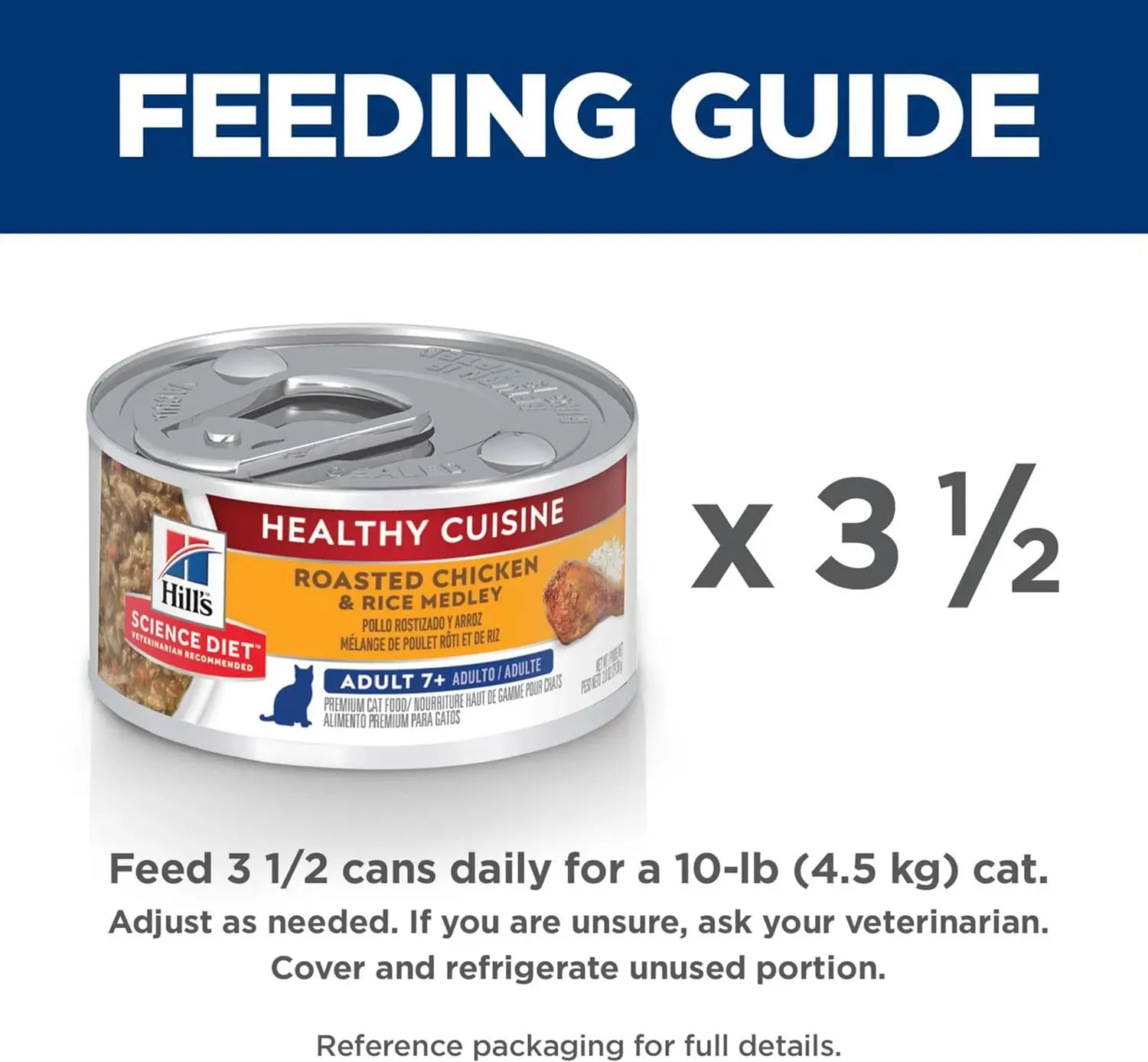 Hills Science Diet - Feline Adult 7  Healthy Cuisine Roasted Chicken & Rice Medley Stew 2.8oz